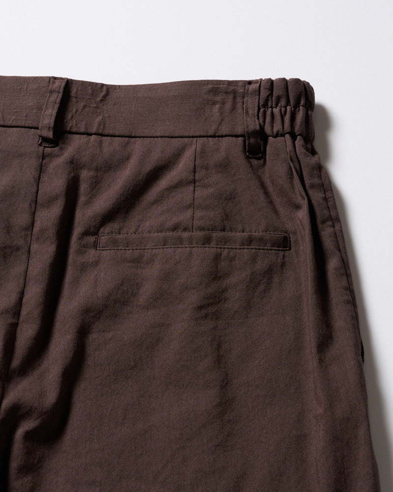 viscose linen semi-wide slacks