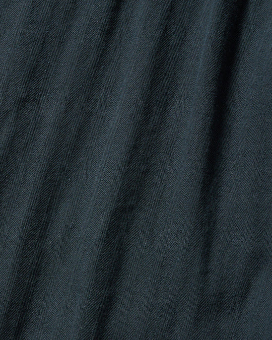 cotton linen herringbone aging wide trousers
