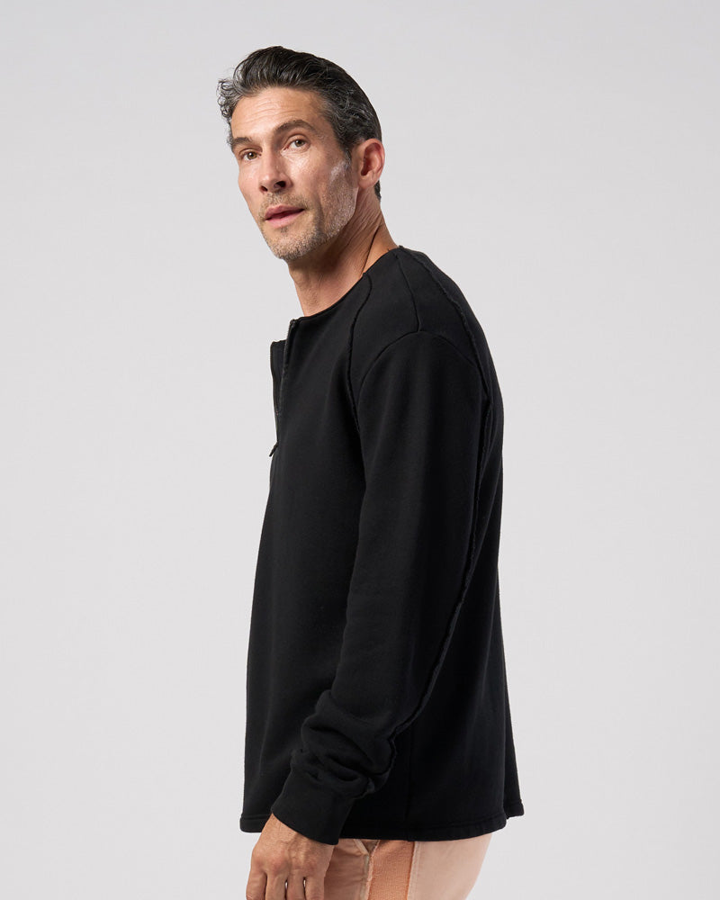 soft luxe urake half-zip sweatshirt