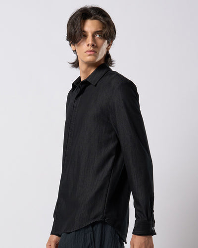 fly front shirt