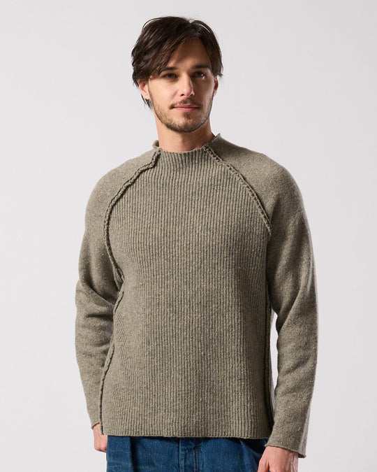 lomond×powder line high-neck knit
