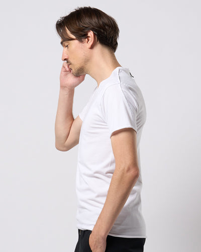 cut-off crew-neck S/S
