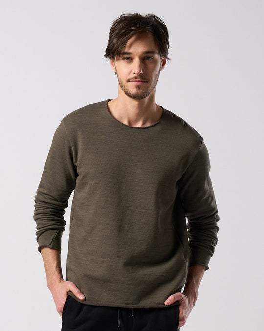 cut-off light sweatshirt