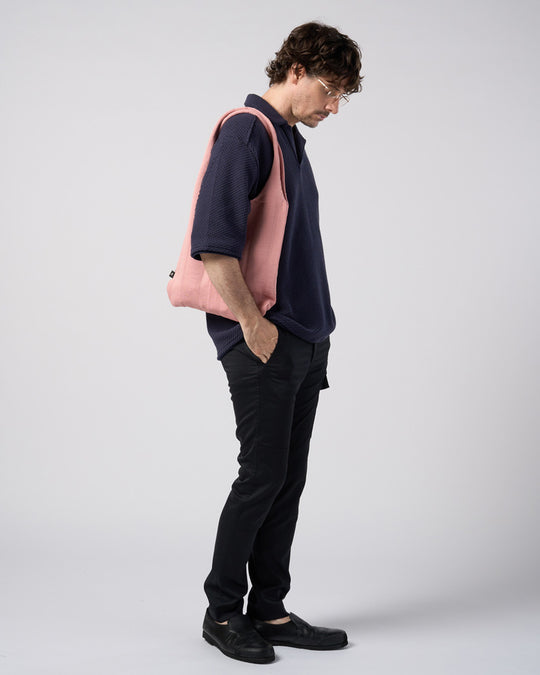 stripe knit bag