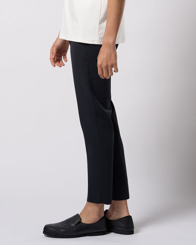 function knit easy slacks (jacquard check)