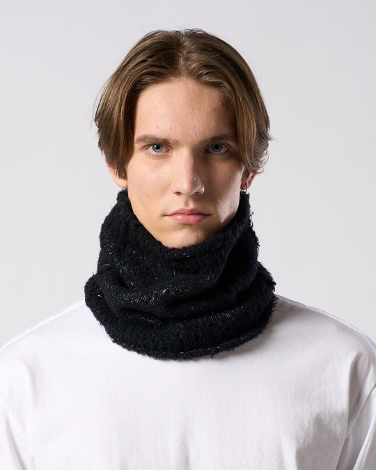 fancy yarn knit snood