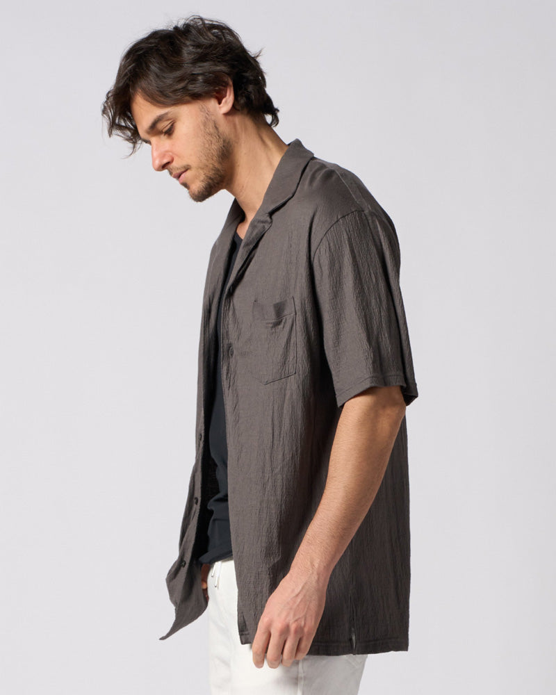 ex.comfy wool open collar shirt – wjk online store