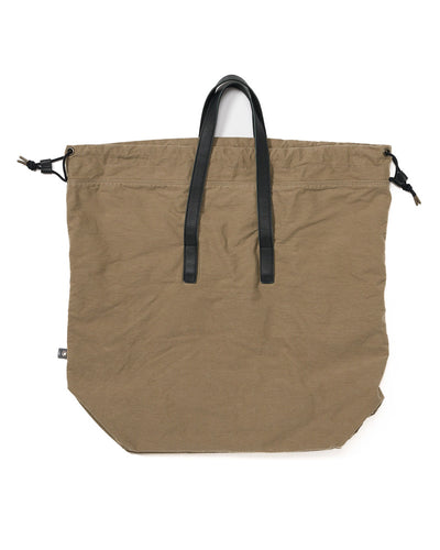 vintage drawstring tote bag