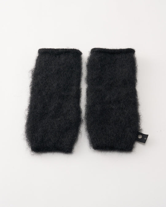 mohair shaggy knit hand warmer