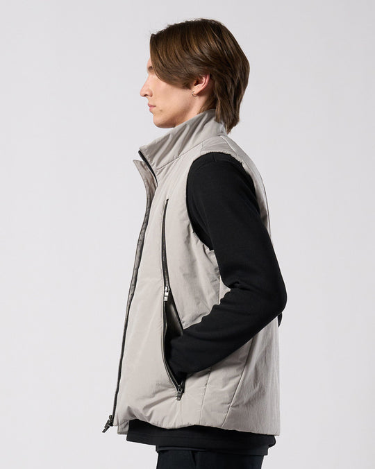 solid zip vest