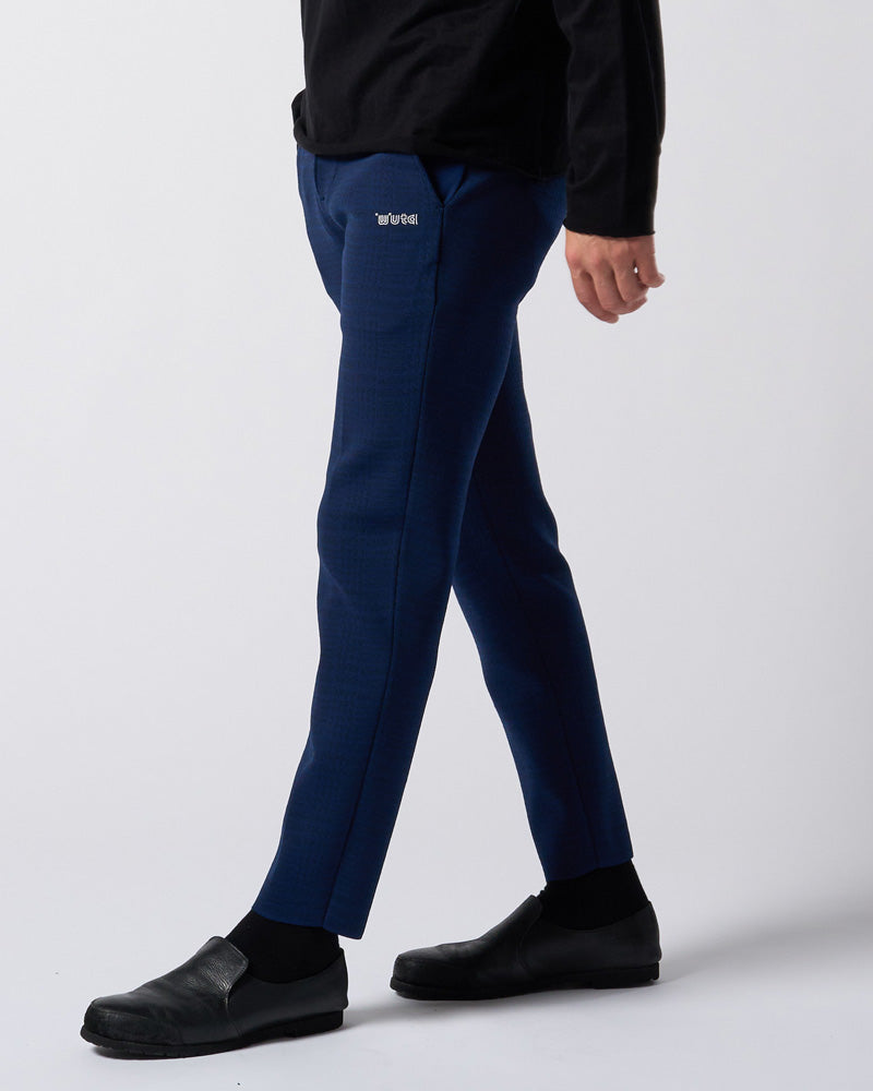【muta × wjk】function knit easy slacks(jacquard check)