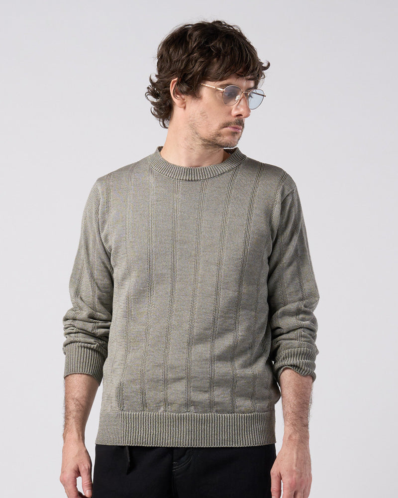 GIMA stripe knit pull-over