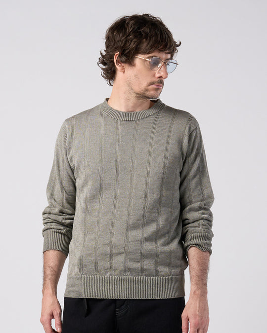 GIMA stripe knit pull-over