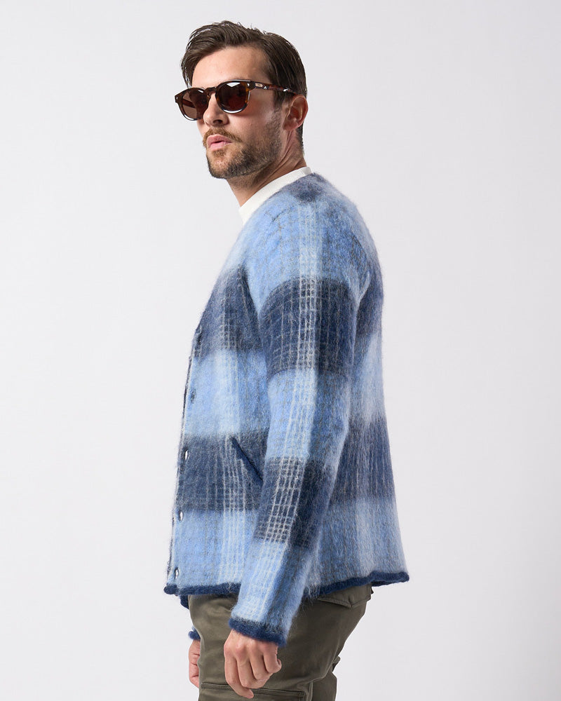 mohair shaggy knit cardigan – wjk online store