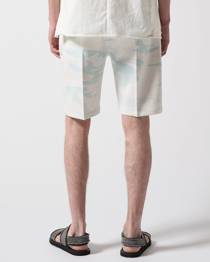 【LEON×B'2nd×wjk】pleats shorts（l.blue camo）