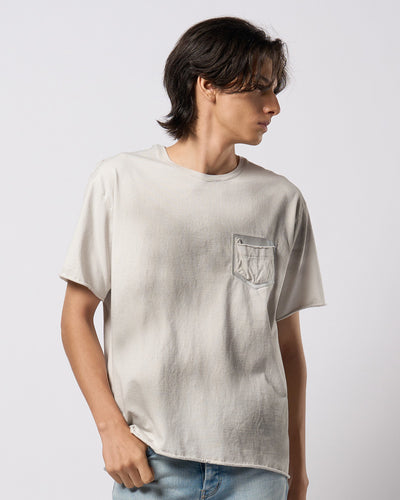 spray dye leather pocket-T