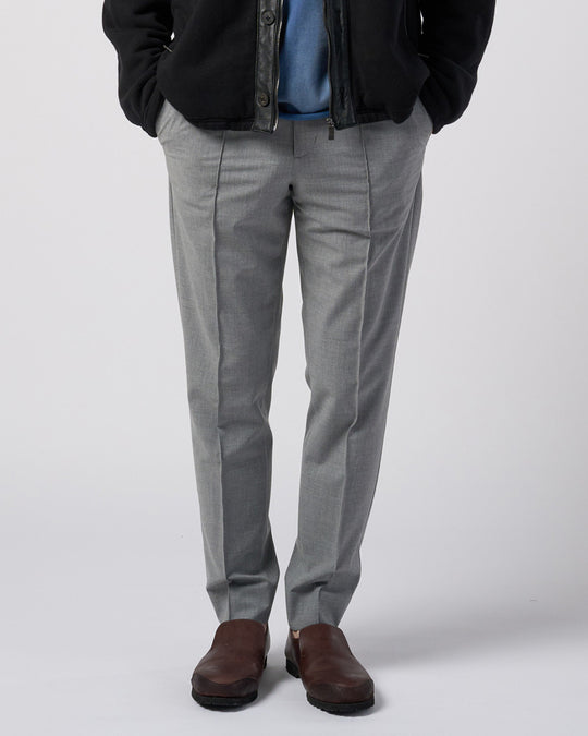 comfort pin-tuck slim slacks