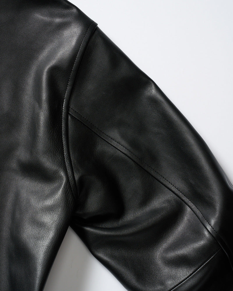 lamb leather bomber jacket