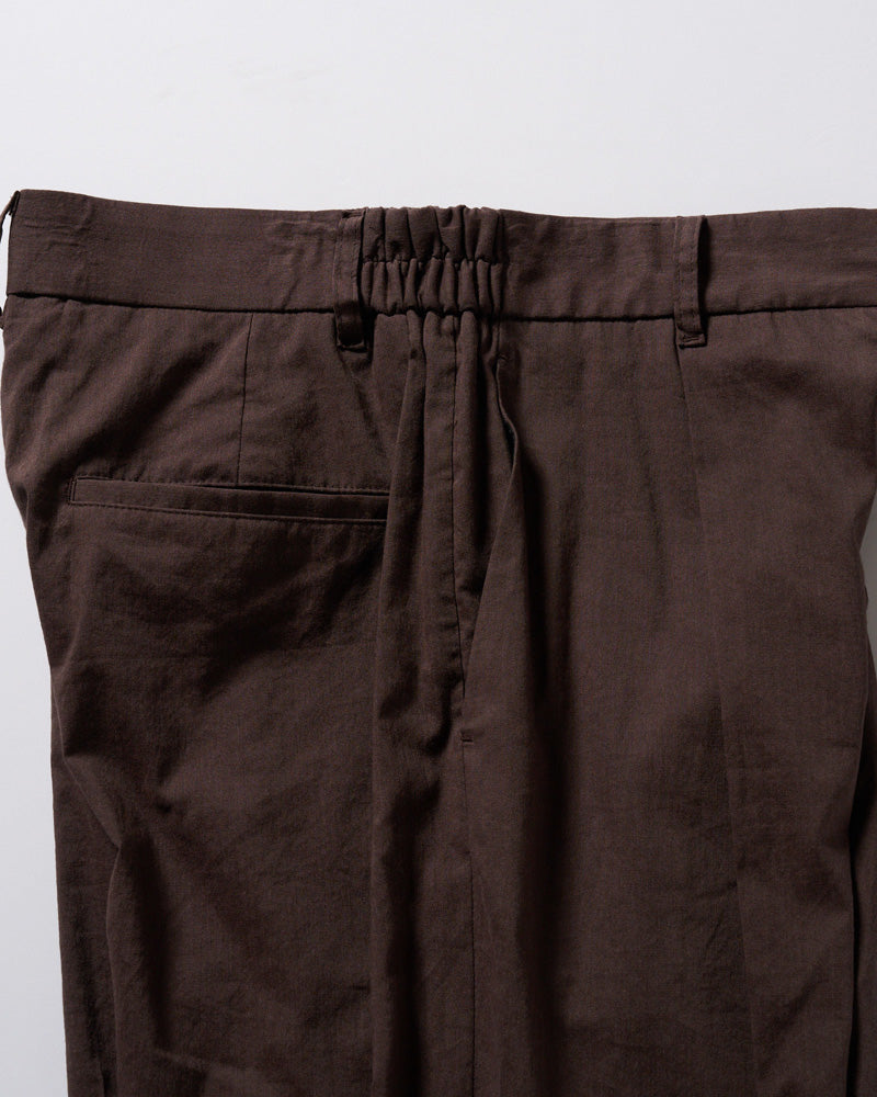 viscose linen semi-wide slacks