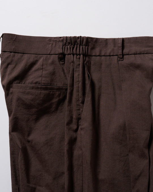 viscose linen semi-wide slacks