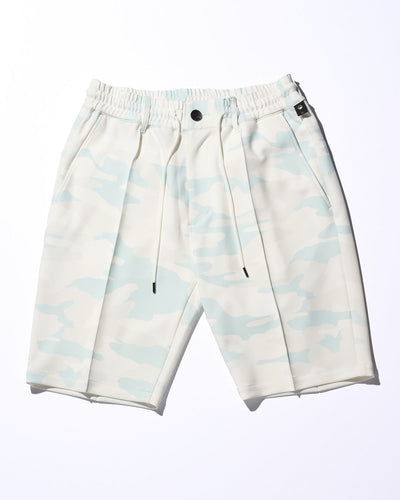 【LEON×B'2nd×wjk】pleats shorts（l.blue camo）