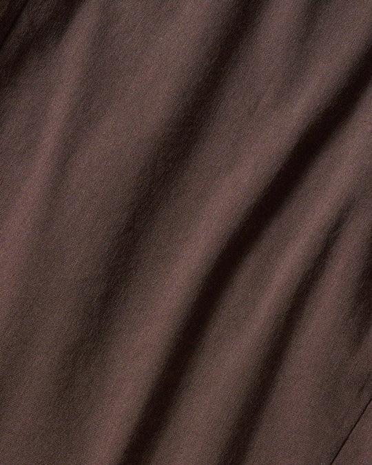 viscose linen semi-wide slacks