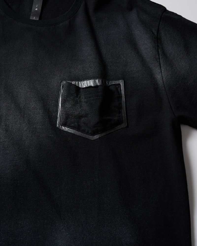 spray dye leather pocket-T