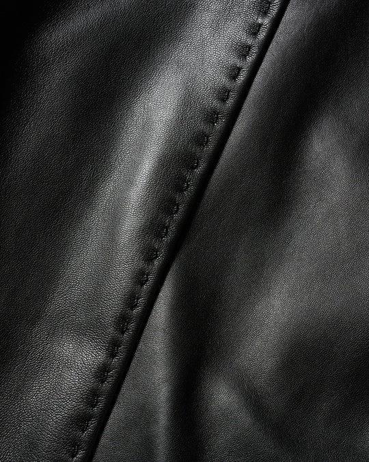 lamb leather bomber jacket