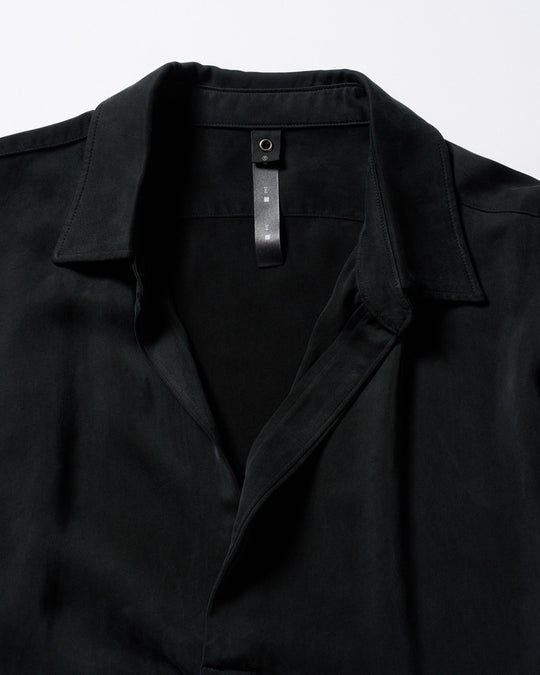 cupro vintage pull-over skipper shirt L/S