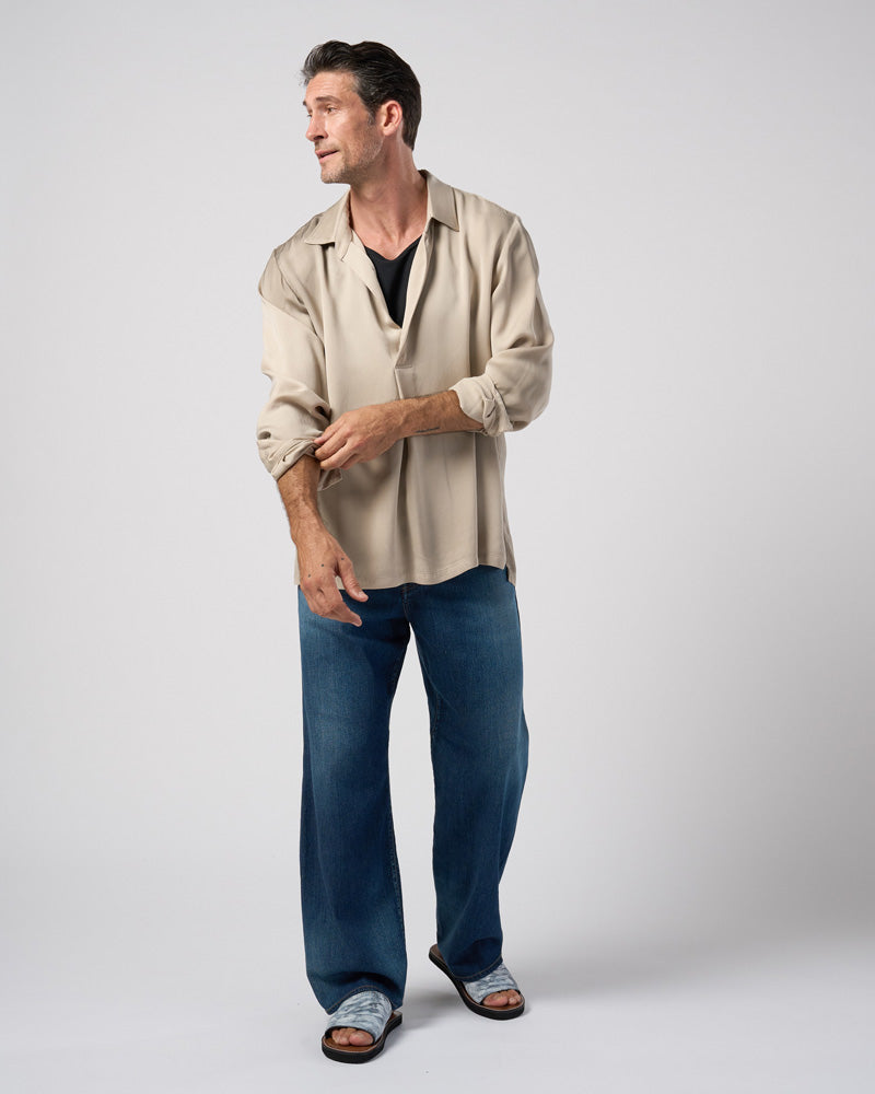 8 oz denim slacks