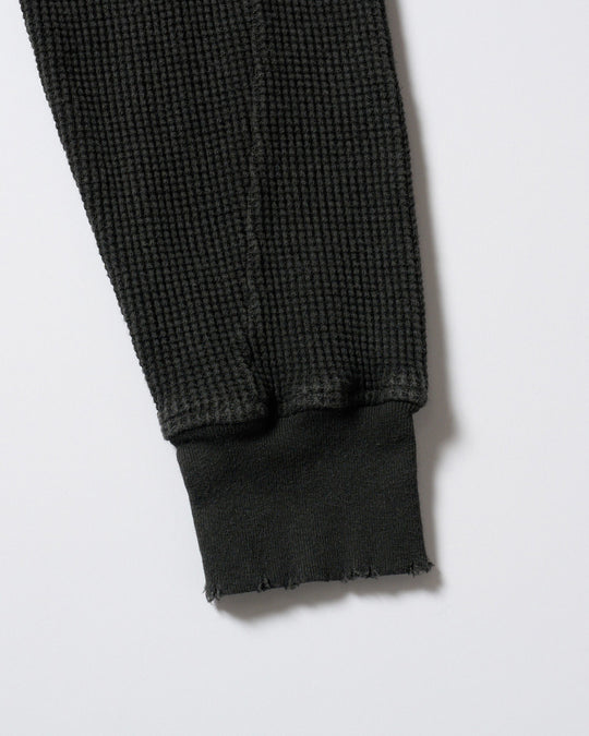 hard dry waffle damage zip hoodie
