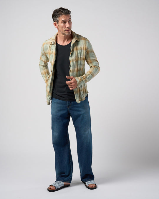 8 oz denim slacks