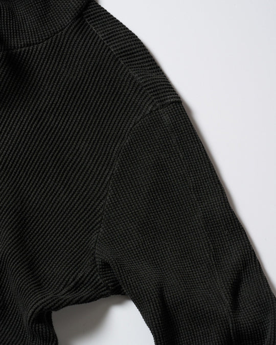hard dry waffle damage zip hoodie