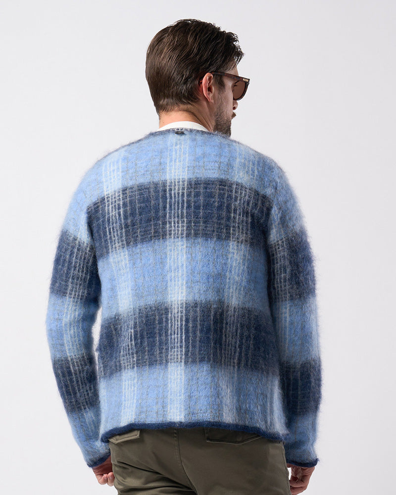 mohair shaggy knit cardigan – wjk online store