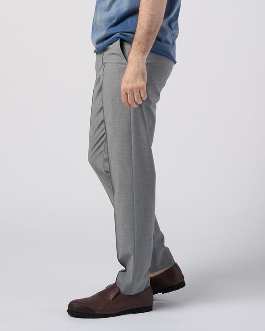 comfort pin-tuck slim slacks