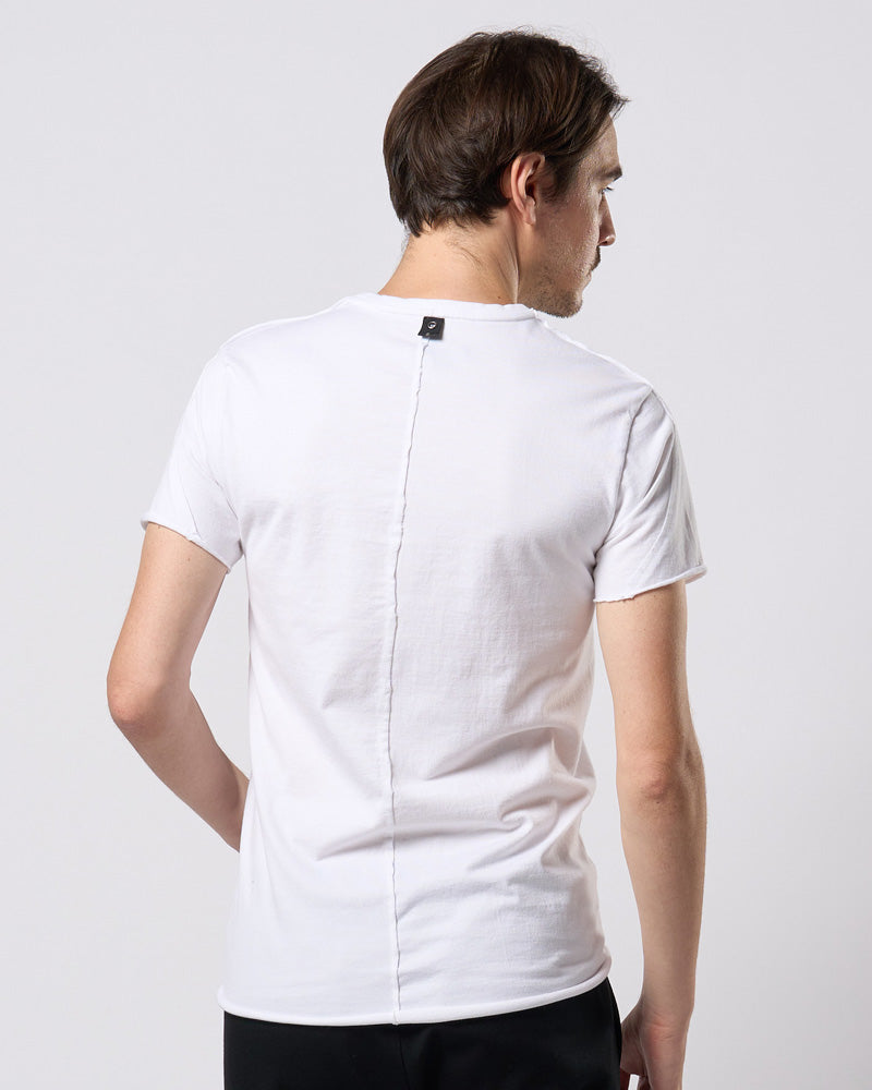 cut-off crew-neck S/S