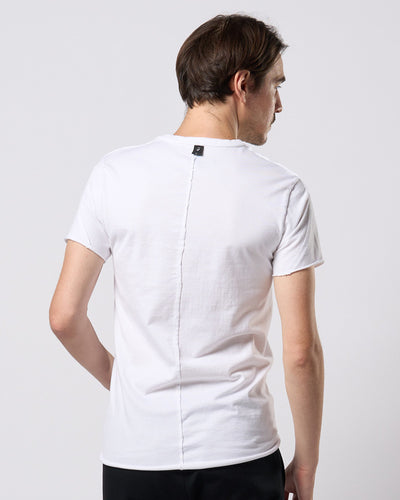 cut-off crew-neck S/S