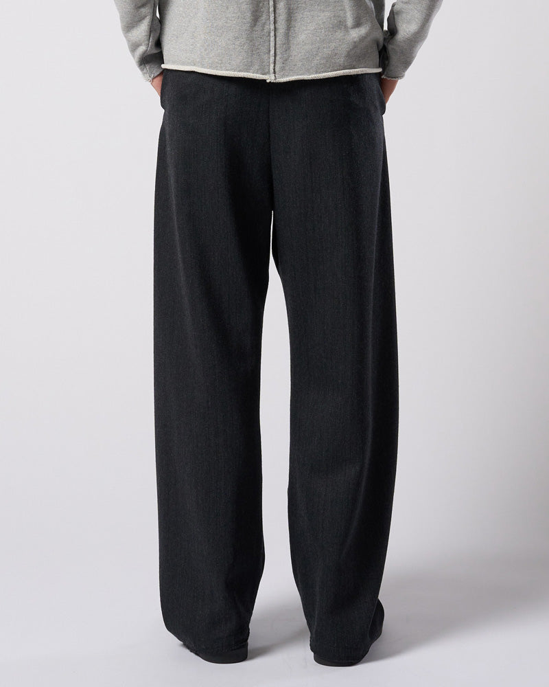 venetian stripe wide banana slacks