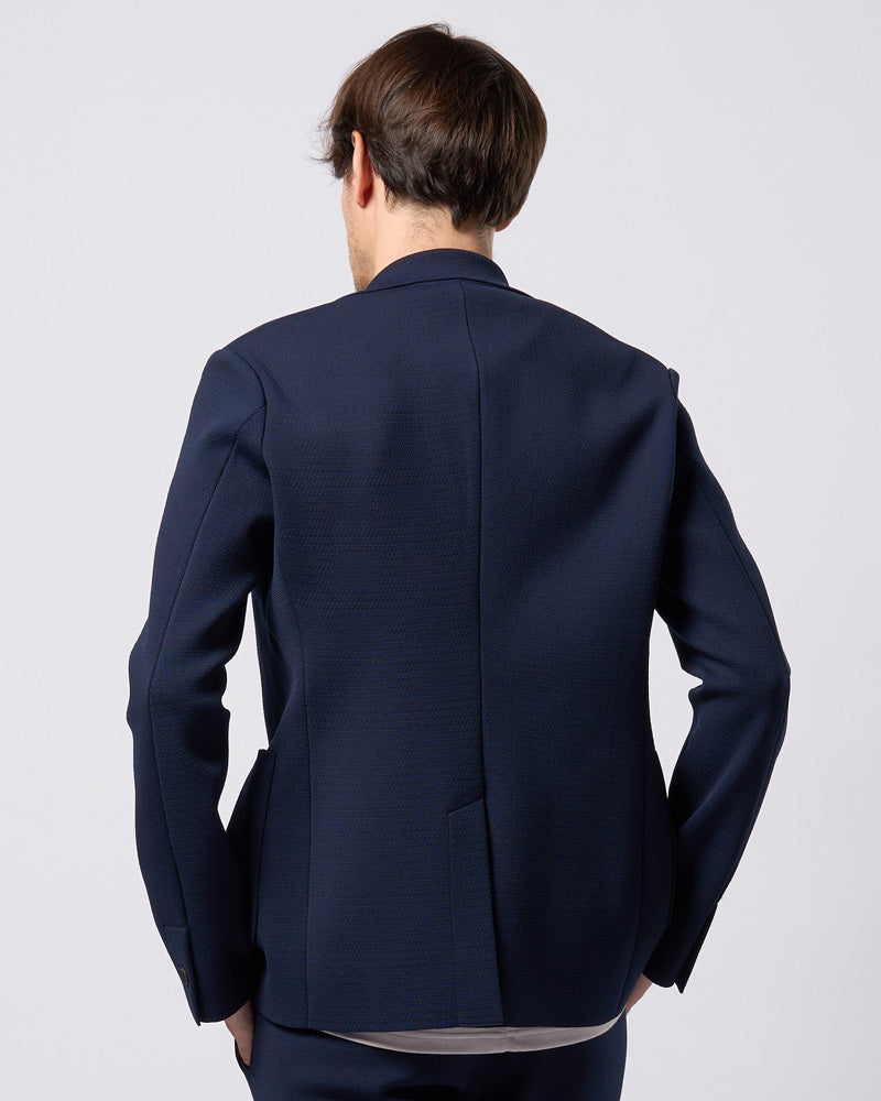 function knit jacket (jacquard check)