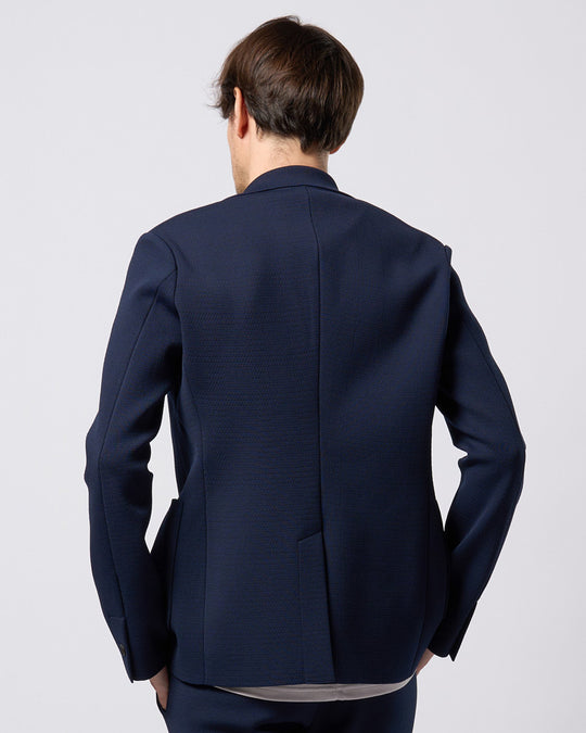 function knit jacket (jacquard check)