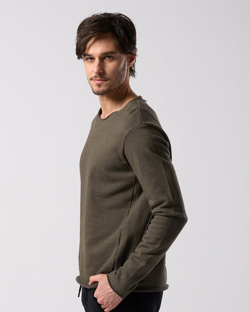 cut-off light sweatshirt