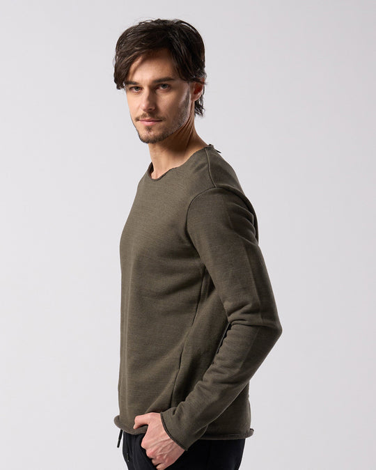 cut-off light sweatshirt