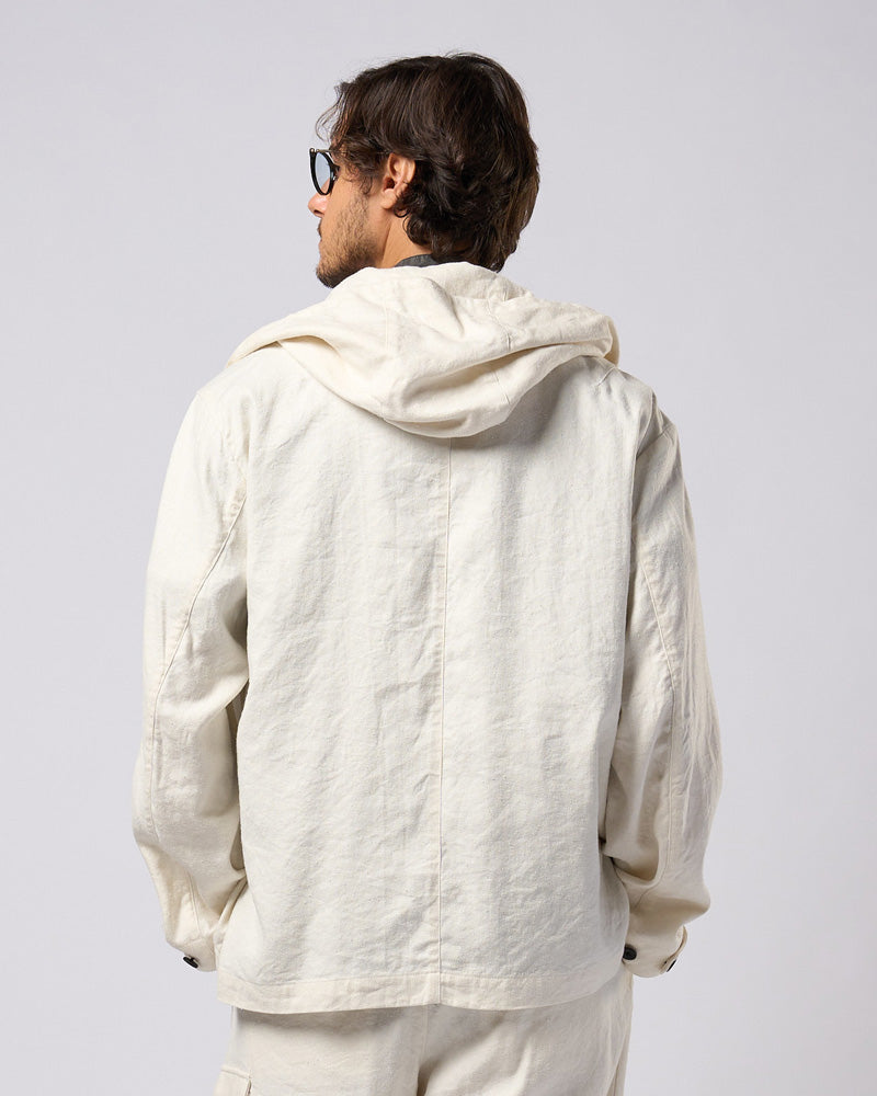 hooded blouson