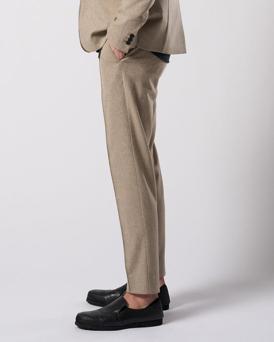 comfort pin-tuck slim slacks