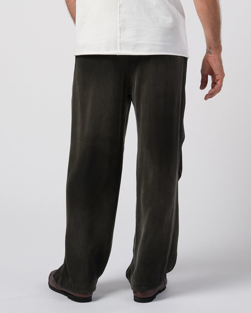 cupro vintage knee tuck easy pants