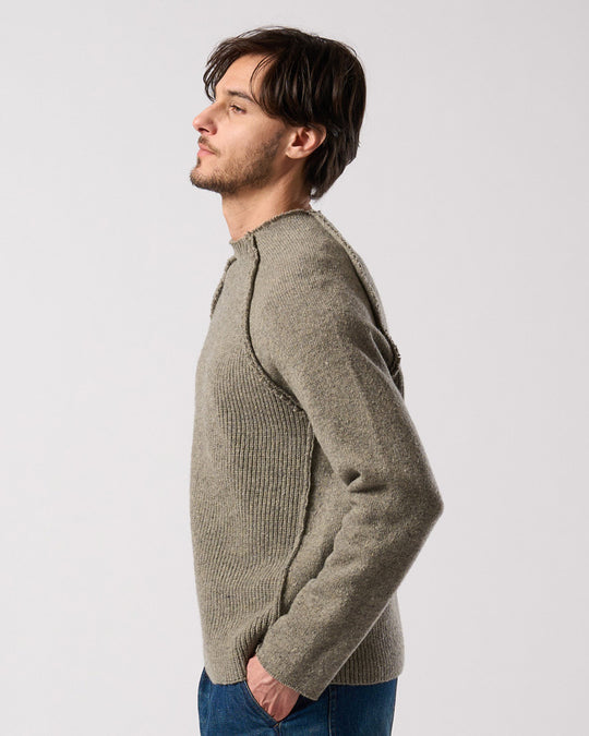 lomond×powder line high-neck knit
