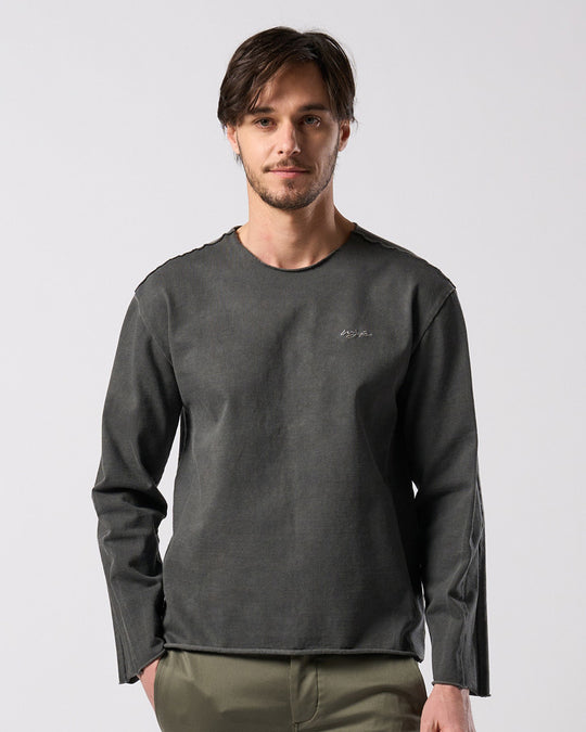 tight jersey cut-off L/S