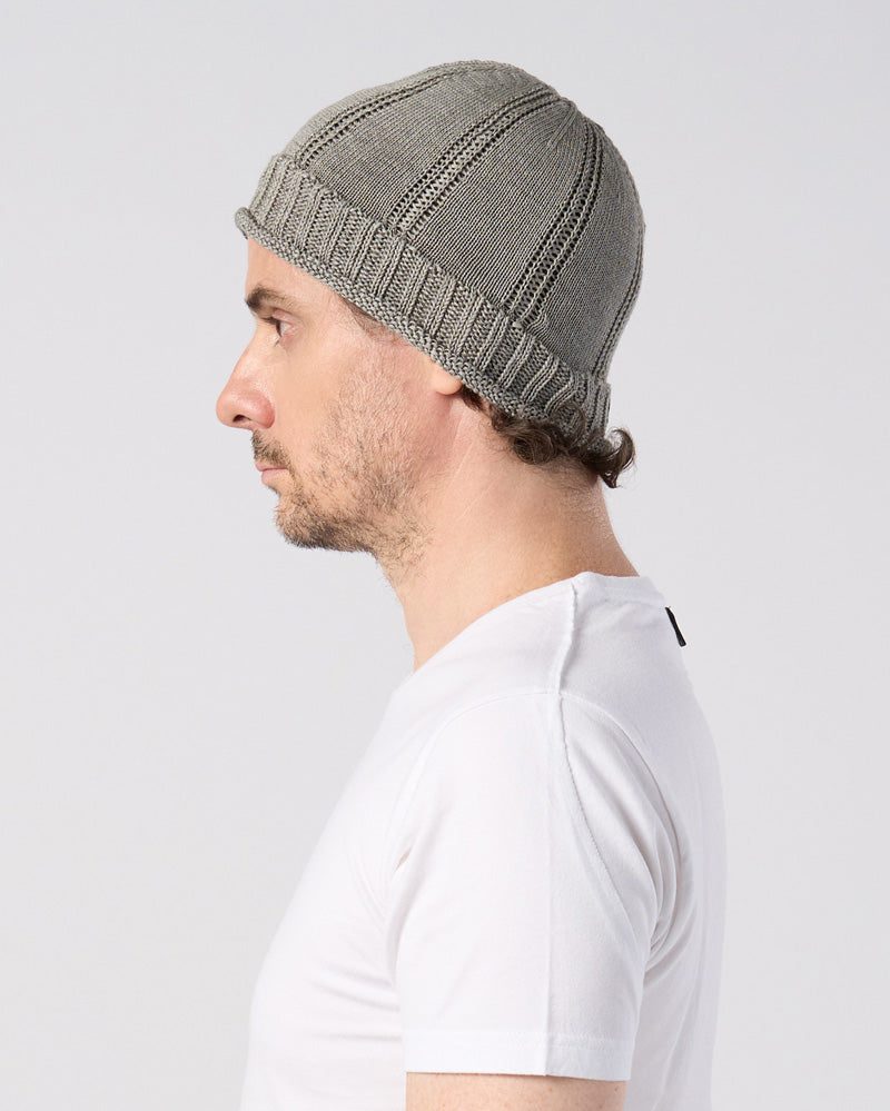 GIMA stripe knit beanie