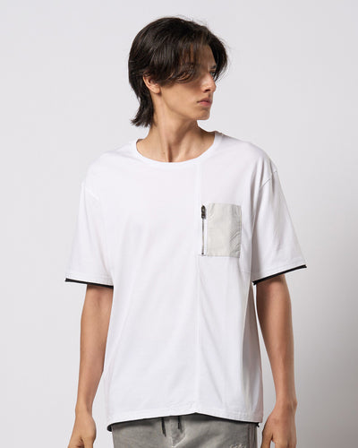 cool touch zip-pocket S/S