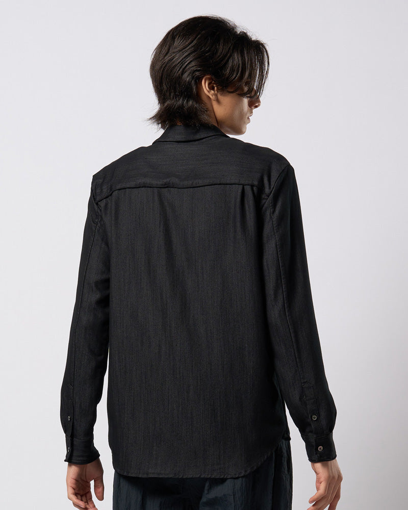 fly front shirt